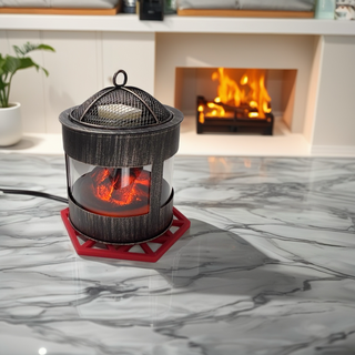 Rustic Fire Pit Wax Warmer