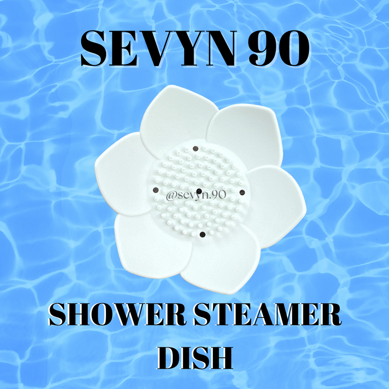 White Shower Steamer Dish